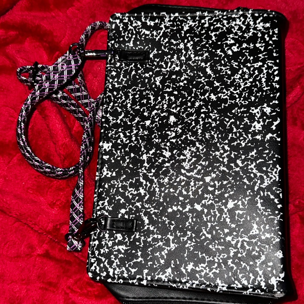 Monster High Black and Purple Crossbody Bag - Picture 2 of 3